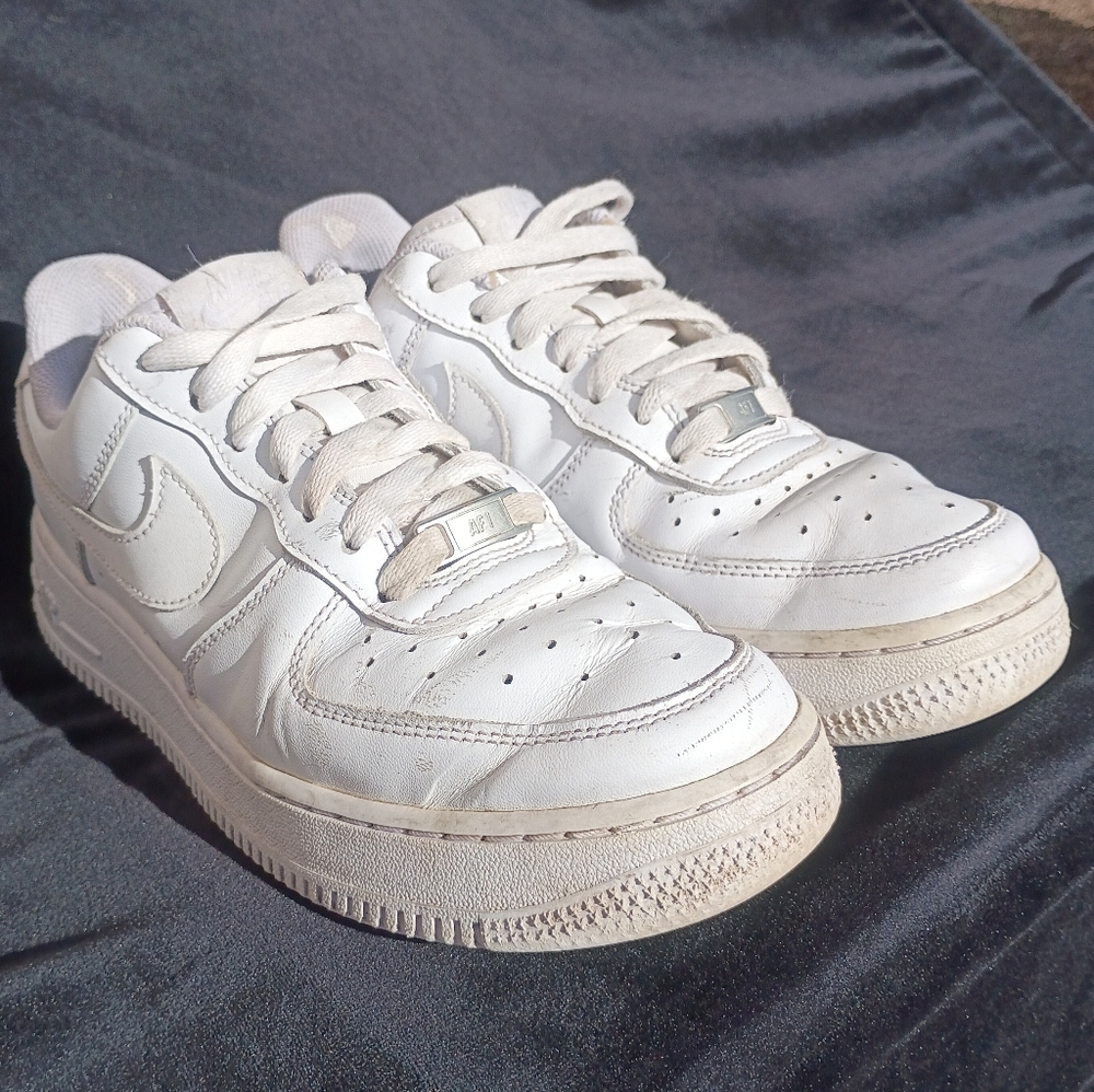 Nike Air Force 1 Low 505 Burque Rescue Project U Custom Paint White AF1 👟